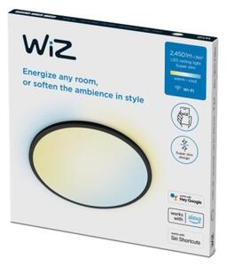 WiZ - LED Stmievateľné stropné svietidlo SUPERSLIM LED/22W/230V čierna Wi-Fi