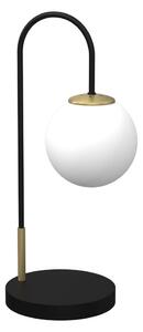 Stolná lampa CAMBRIDGE 1xE14/60W/230V čierna/mosadz