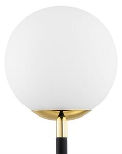 Argon 7072 - Stolná lampa FERRONE 2xE14/7W/230V čierna/biela/zlatá
