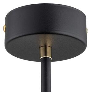Argon 2128 - Luster na tyči RAVELLO 5xE14/15W/230V čierna/zlatá