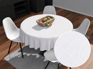 Biante Teflónový okrúhly obrus Milano TF-094 - biely Ø 70 cm