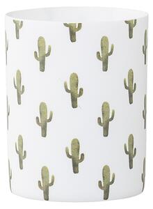 Biely porcelánový svietnik Cactus