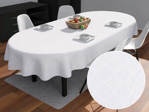 Biante Teflónový oválny obrus Milano TF-094 - biely 80x120 cm