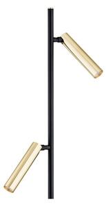 Argon 7083 - Stojacia lampa TORRE 2xG9/6W/230V čierna/mosadz