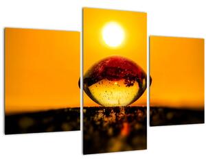 Obraz sklenené kvapky (90x60 cm)