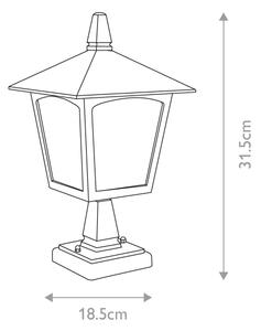 Elstead - Vonkajšia lampa YORK 1xE27/100W/230V IP43