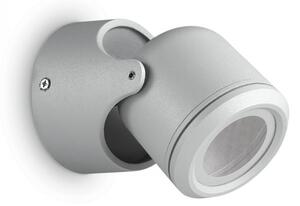 Ideal Lux 129471 vonkajšie nástenné bodové osvetlenie Xennon 1x28W | GU10 | IP44 - šedá