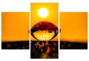 Obraz sklenené kvapky (90x60 cm)