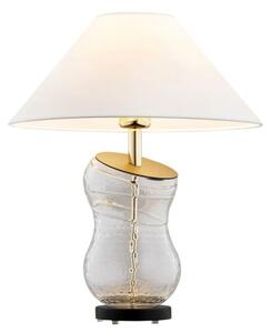 Argon 8036 - Stolná lampa VENETO 1xE27/15W/230V biela/mosadz/čierna