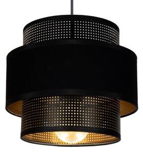 Luster na lanku NESS 2xE27/60W/230V čierna