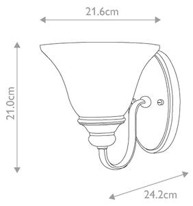 Hinkley - Nástenné svietidlo CELLO 1xE27/60W/230V
