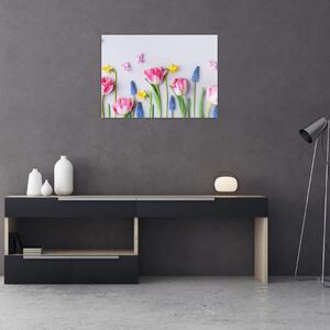 Obraz jarných kvetov (70x50 cm)