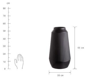 FINJA Váza 44 cm - čierna