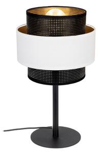 Stolná lampa NESS 1xE27/60W/230V čierna/biela