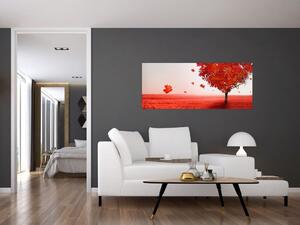 Obraz - Strom lásky (120x50 cm)