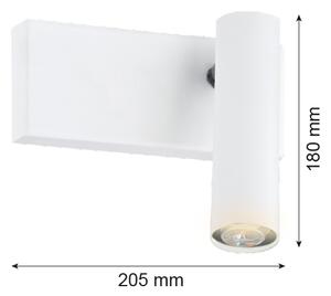 Argon 8064 - Nástenné bodové svietidlo ETNA 1xG9/6W/230V biela