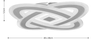 Brilagi - Stmievateľné LED stropné svietidlo MODERN LED/90W/230V 3000-6000K + DO