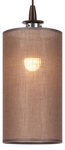 LED Luster na lanku NOEL MINI 1xE27/60W/230V hnedá