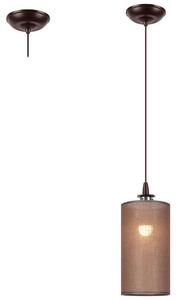 LED Luster na lanku NOEL MINI 1xE27/60W/230V hnedá