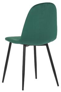 Jedálenská stolička LUISA zelená/čierna