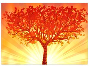 Obraz - Strom v žiari slnka (70x50 cm)