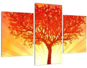 Obraz - Strom v žiari slnka (90x60 cm)