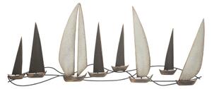Kovová nástenná dekorácia 119x51 cm Regata – Mauro Ferretti