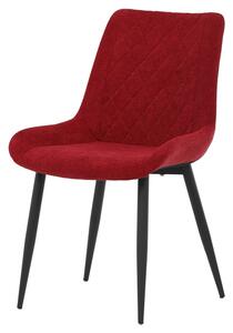 Jedálenská stolička NICOLETTE červená/čierna