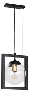 Klausen 111023 - Luster na lanku REY 1xE27/7W/230V čierna
