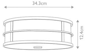 Feiss - Stropné svietidlo FUSION 3xE27/60W/230V
