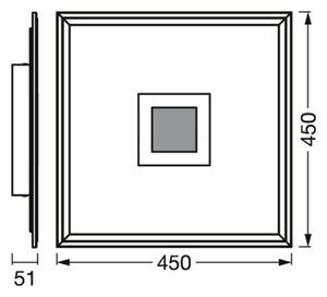 Ledvance- LED RGBW Stmievateľné stropné svietidlo SMART+ PLANON LED/24W/230V Wi-Fi