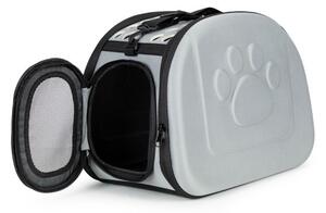 Prepravná taška pre psov a mačky - sivá