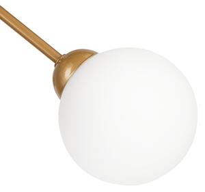 Luster na tyči RUBBY BALL 6xG9/5W/230V zlatá