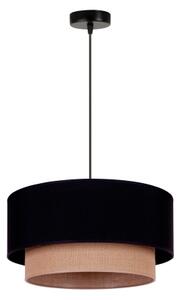 Duolla - Luster na lanku BOHO 1xE27/15W/230V pr. 45 cm čierna/hnedá