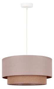 Duolla - Luster na lanku BOHO 1xE27/15W/230V pr. 45 cm béžová/hnedá