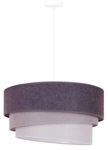 Duolla - Luster na lanku TRIO 1xE27/15W/230V pr. 45 cm antracit/šedá/biela