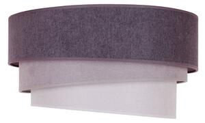 Duolla - Stropné svietidlo TRIO 1xE27/15W/230V pr. 45 cm antracit/šedá/biela