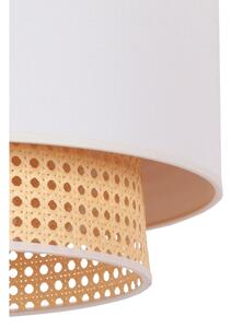 Duolla - Luster na lanku BOHO 1xE27/15W/230V pr. 45 cm krémová/ratan