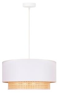 Duolla - Luster na lanku BOHO 1xE27/15W/230V pr. 45 cm krémová/ratan