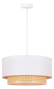 Duolla - Luster na lanku BOHO 1xE27/15W/230V pr. 45 cm krémová/ratan