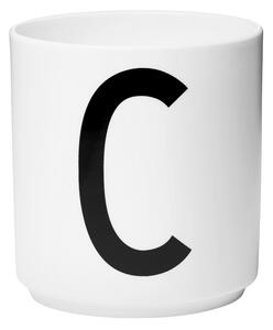 Porcelánový hrnček Letter C