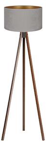 Brilagi - Stojacia lampa VELVET 1xE27/60W/230V wenge/šedá