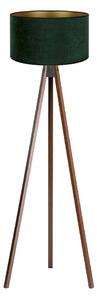 Brilagi - Stojacia lampa VELVET 1xE27/60W/230V wenge/zelená