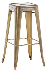 Kovová barová stolička Josh Farba Zlatá