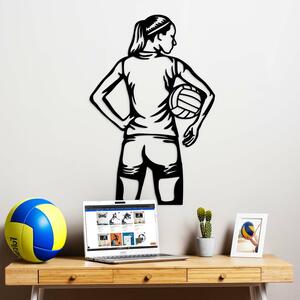 DUBLEZ | Športový obraz na stenu - Volejbalistka
