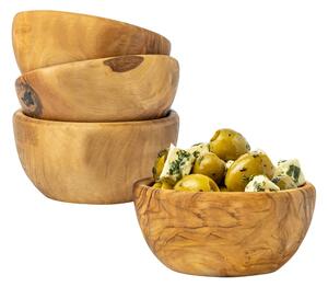 Soltako Misky z olivového dreva, 2 kusy/4 kusy (misky, 4 kusy) (100369391)