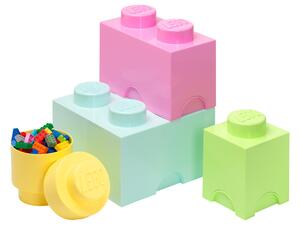 LEGO Úložný box, 4-dielna súprava (pastelová) (100371850)