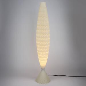 Stojaca lampa Fraktal z biomateriálu, silk, 115 cm
