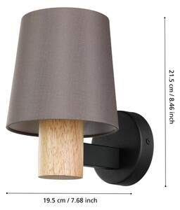 Eglo 43783 - Nástenné svietidlo EDALE 1xE27/40W/230V