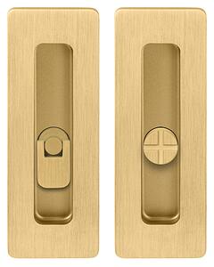Mušle na posuvné dvere MP TI 4181 5S - WC (OLS), MP OLS (mosadz brúsená a lakovaná)